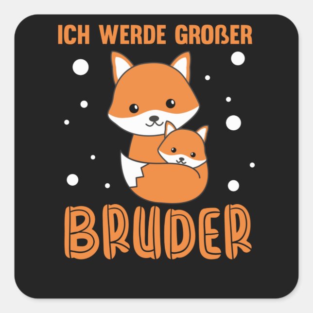 Fox Big Brother 2022 For Siblings Square Sticker (Front)