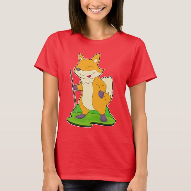 Fox Billiard Queue T-Shirt (Front)