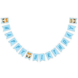 Fox Birthday Party Bunting
