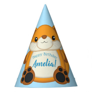 Fox Birthday Party Hat