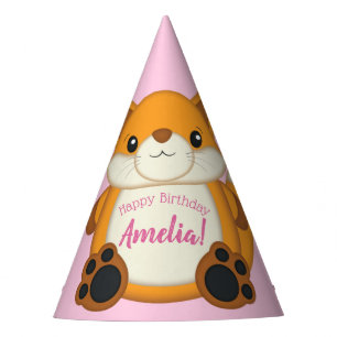 Fox Birthday Party Hat