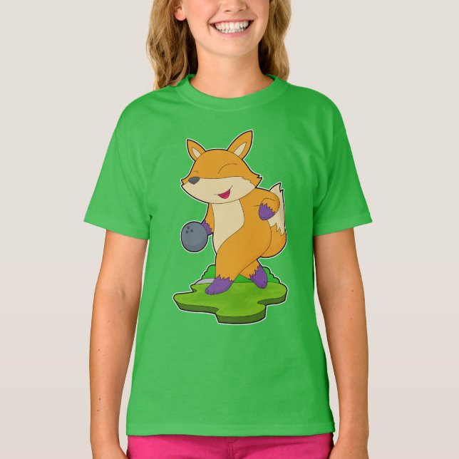 Fox Bowling Bowling ball T-Shirt (Front)
