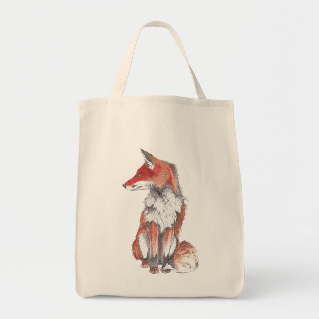 Fox by Inkspot Pillow Tote Bag (Front)