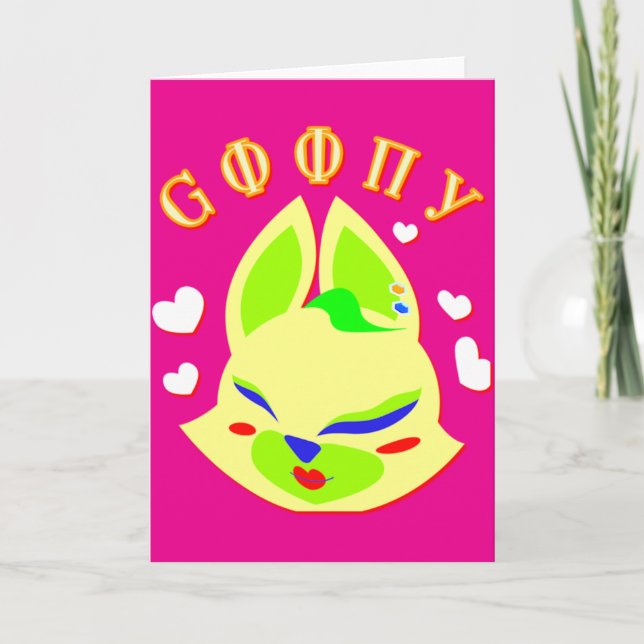 fox cartoon card (Front)
