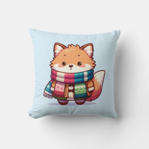Fox Choupinet in Winter Cushion