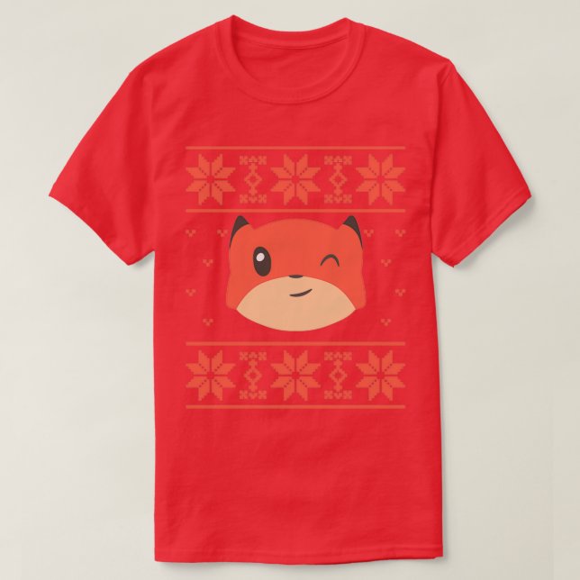 Fox Christmas Sweater (Design Front)