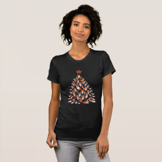 Fox Christmas Tree Fox Xmas Tree T-Shirt