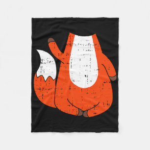 Fox Costume Cute Easy Animal Halloween Gift  Fleece Blanket