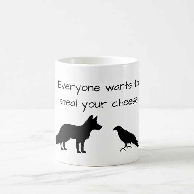 Fox & Crow Coffee Mug (Center)