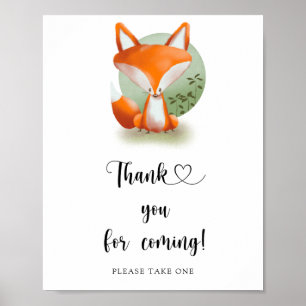 Fox Cub \ Thank you for coming Poster