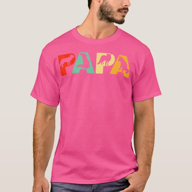 Fox Dad Funny Papa Fox Father T-Shirt (Front)