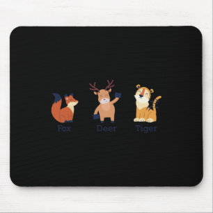 Fox Deer Tiger Animals Subtle Anti Trump 1 Mouse Pad