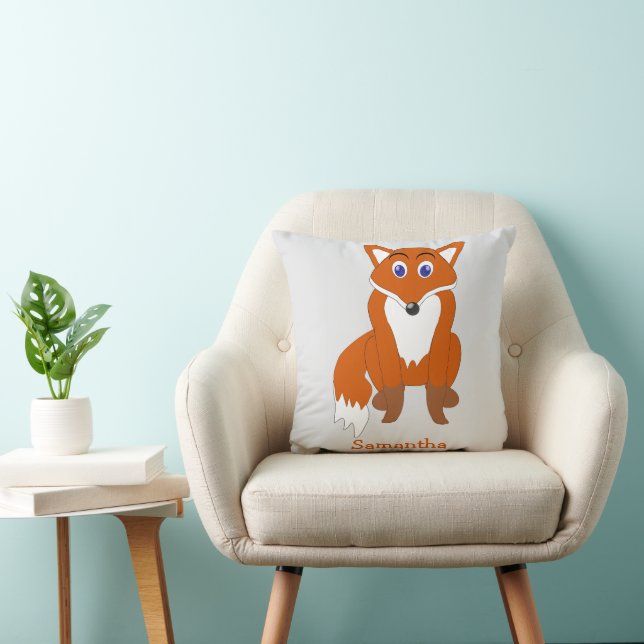 Fox Design Personalised Cushion (Chair)