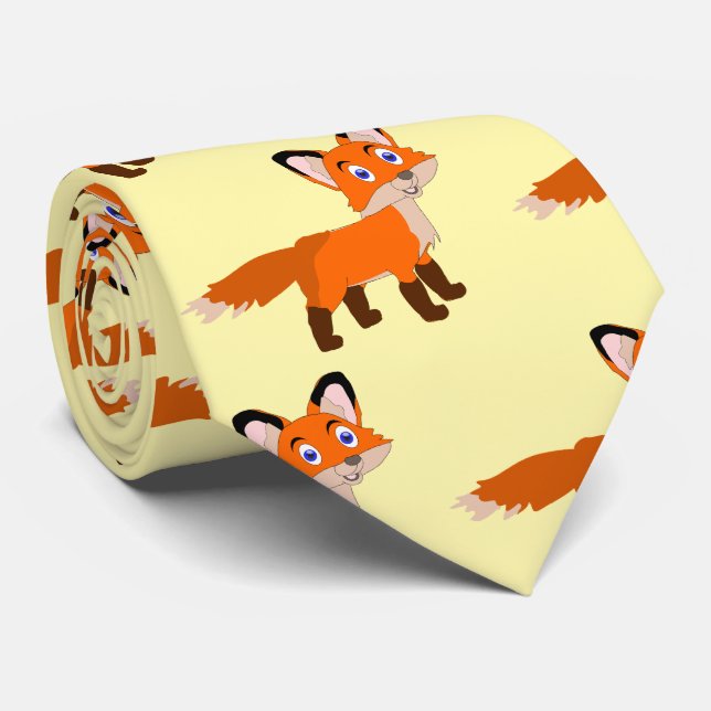 Fox Design Tie (Rolled)