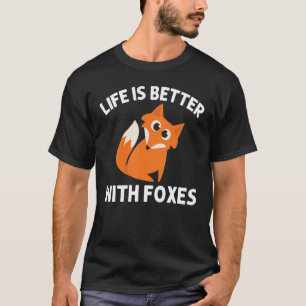 Fox Designs For Men Women Foxes Animal  Wildlife 1 T-Shirt