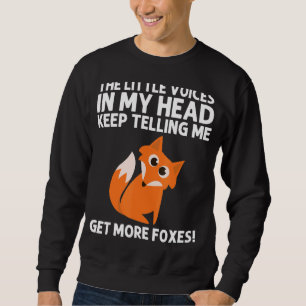 Fox Designs For Men Women Foxes Animal Wildlife 6 Sweatshirt