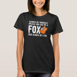 Fox Designs For Men Women Foxes Animal Wildlife T-Shirt
