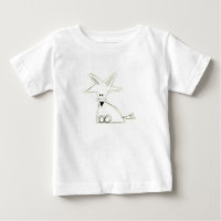 fox doodle black white grey simple kids drawing