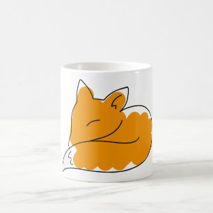 Fox Drawing Nature Mug