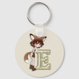 Fox E Key Ring
