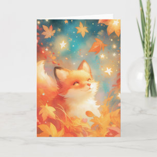 Fox Enchanted Autumn Card