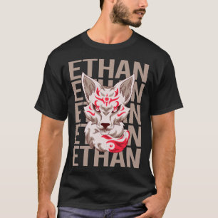 Fox Face - Ethan Name T-Shirt