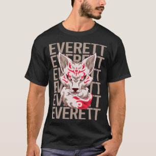 Fox Face - Everett Name T-Shirt