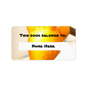 Fox Face Fruit Book Label