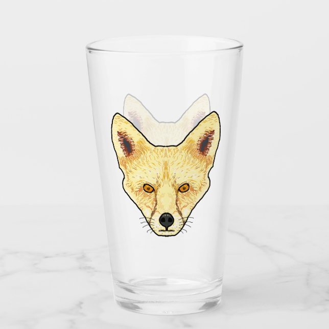 Fox Face Glass (Front)