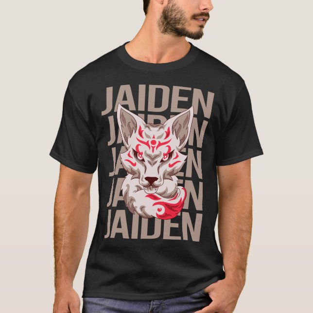 Fox Face - Jaiden Name T-Shirt (Front)