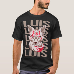 Fox Face - Luis Name T-Shirt