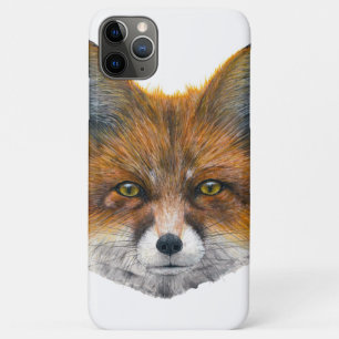 Fox face - Painting in acrylic Case-Mate iPhone Case