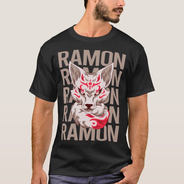 Fox Face - Ramon Name T-Shirt (Front)