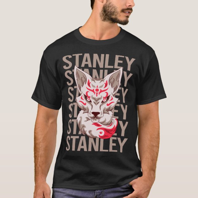 Fox Face - Stanley Name T-Shirt (Front)