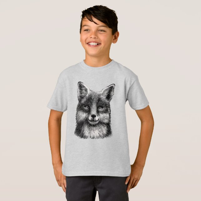 Fox face T-Shirt (Front Full)