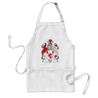 Fox Family Crest Standard Apron