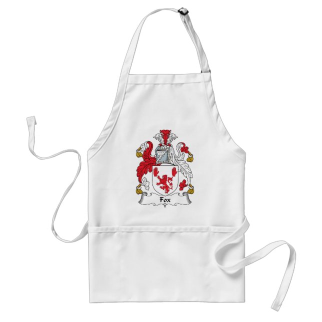 Fox Family Crest Standard Apron (Front)