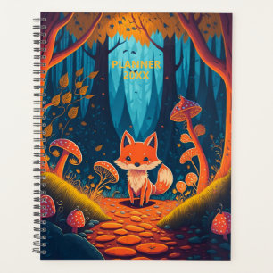 Fox Fantasy Animal Forest Illustration 2026 Yearly Planner