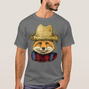 Fox Farmer Wildlife Fox Forest Lover  T-Shirt