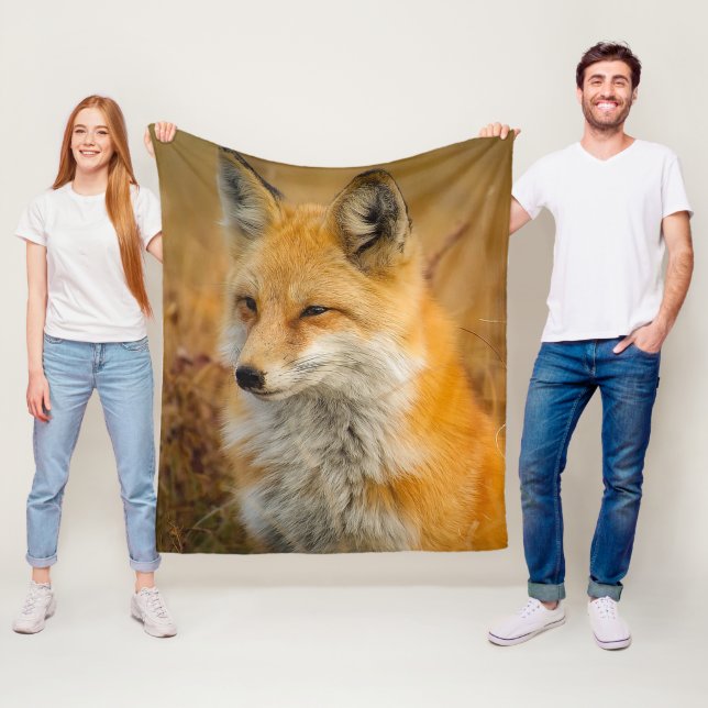 Fox Fleece Blanket (In Situ)