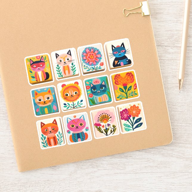 Fox flowers Cats (Notebook)