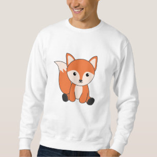 Fox Forest Animal Foxes Orange Kawaii Animals Sweatshirt