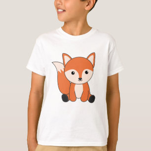 Fox Forest Animal Foxes Orange Kawaii Animals T-Shirt