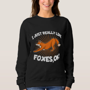 Fox Forest Animal Sweatshirt