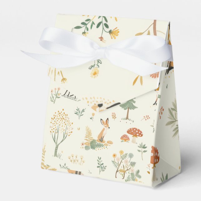 "Fox Forest Gift Box Bag" (Front Side)