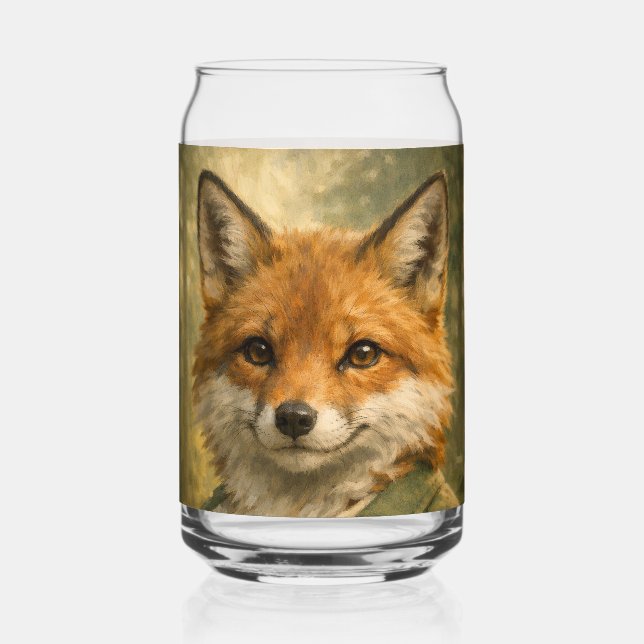 Fox Forest Ranger • Printed Can Glass (Front)