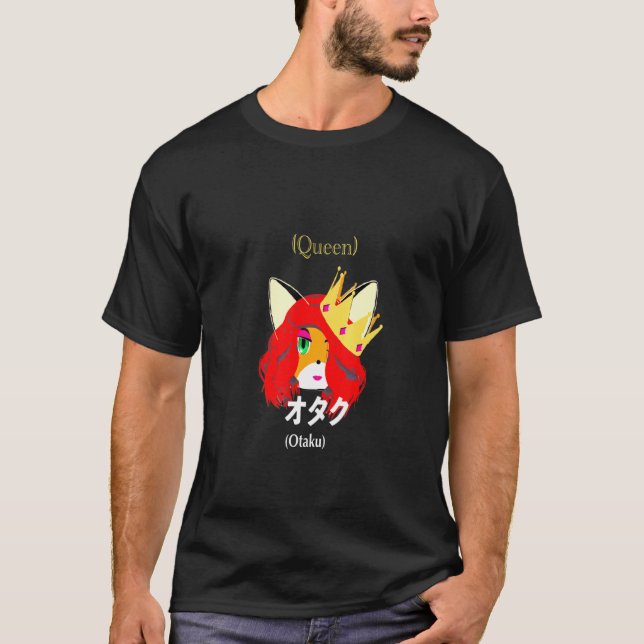 Fox Foxy Queen Otaku T-Shirt (Front)