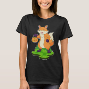Fox Halloween Pumpkin T-Shirt