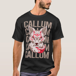 Fox Head - Callum Name T-Shirt