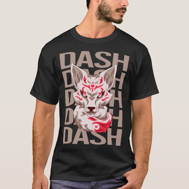 Fox Head - Dash Name T-Shirt (Front)